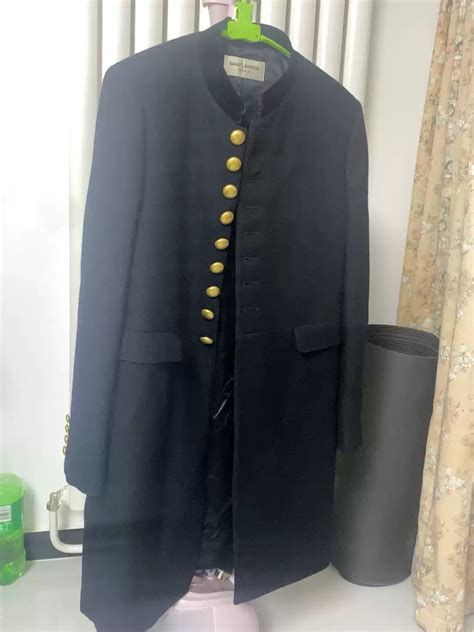 yves st laurent jacket|yves saint laurent overcoat.